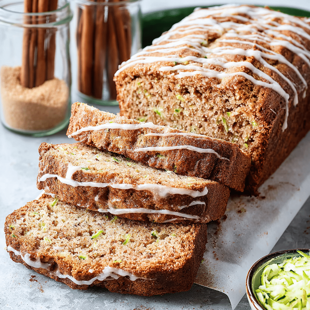 Cinnamon Swirl Zucchini Bread Recipe - Recipe Image