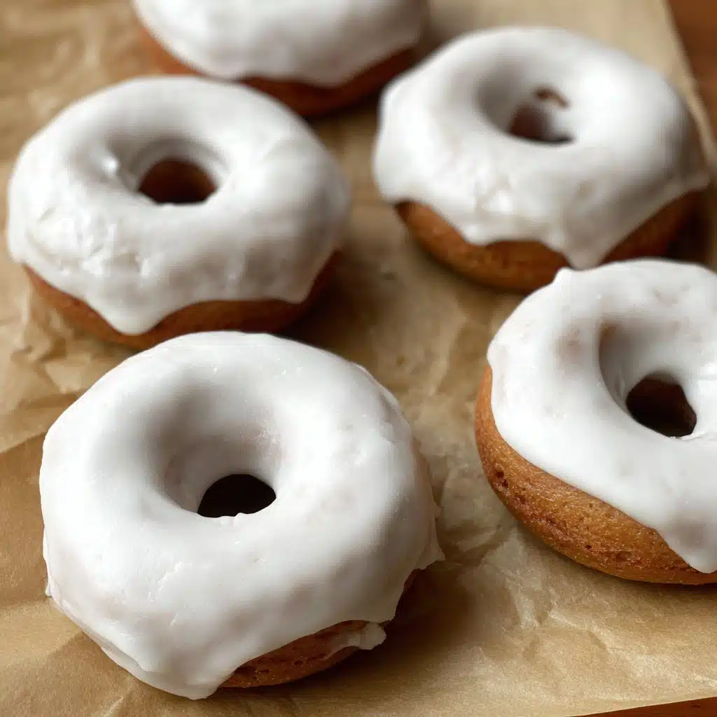 No Bake Vegan Protein Glazed Donuts Recipe - Recipe Image