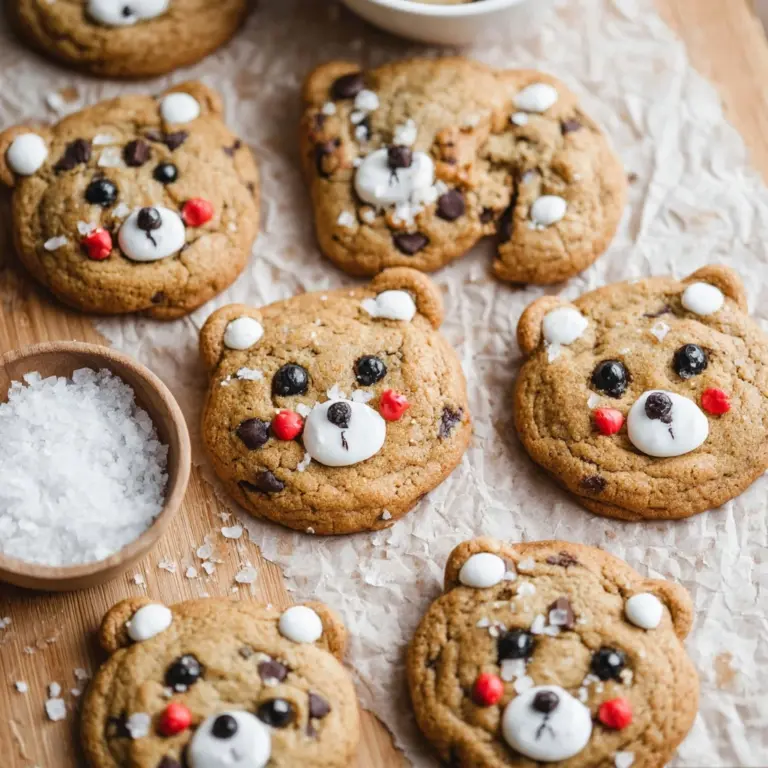 Teddy Bear Chocolate Chip Cookies Recipe