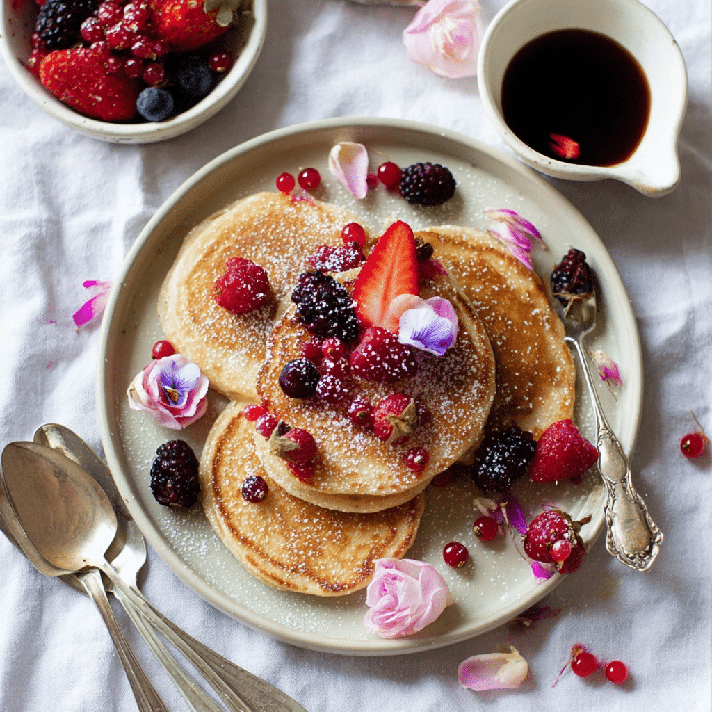 Rose Pancakes Recipe - Recipe Image