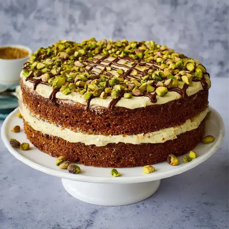 Coffee pistachio cake Recipe