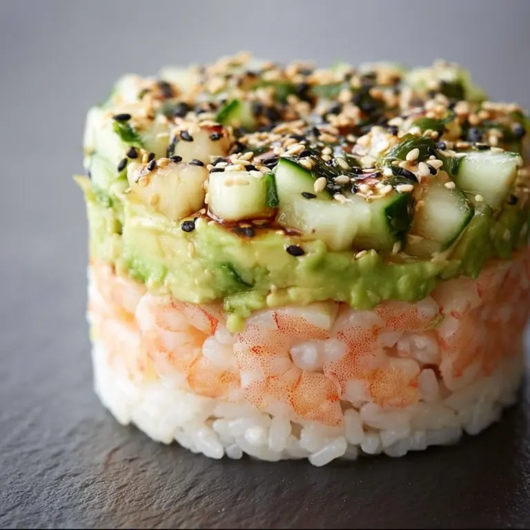 Spicy California Shrimp Stack Recipe