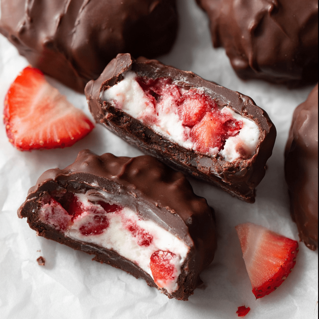 Chocolate Strawberry Yogurt Clusters Recipe - Recipe Image