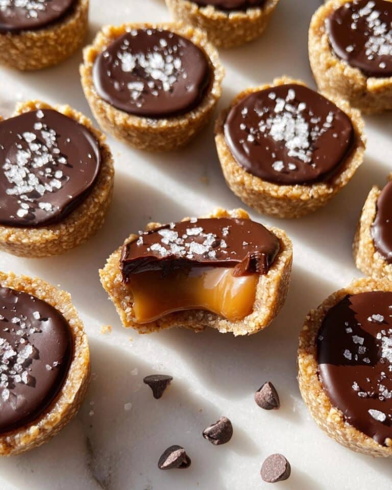 Healthy Twix Cookie Cups (Vegan, Paleo) Recipe