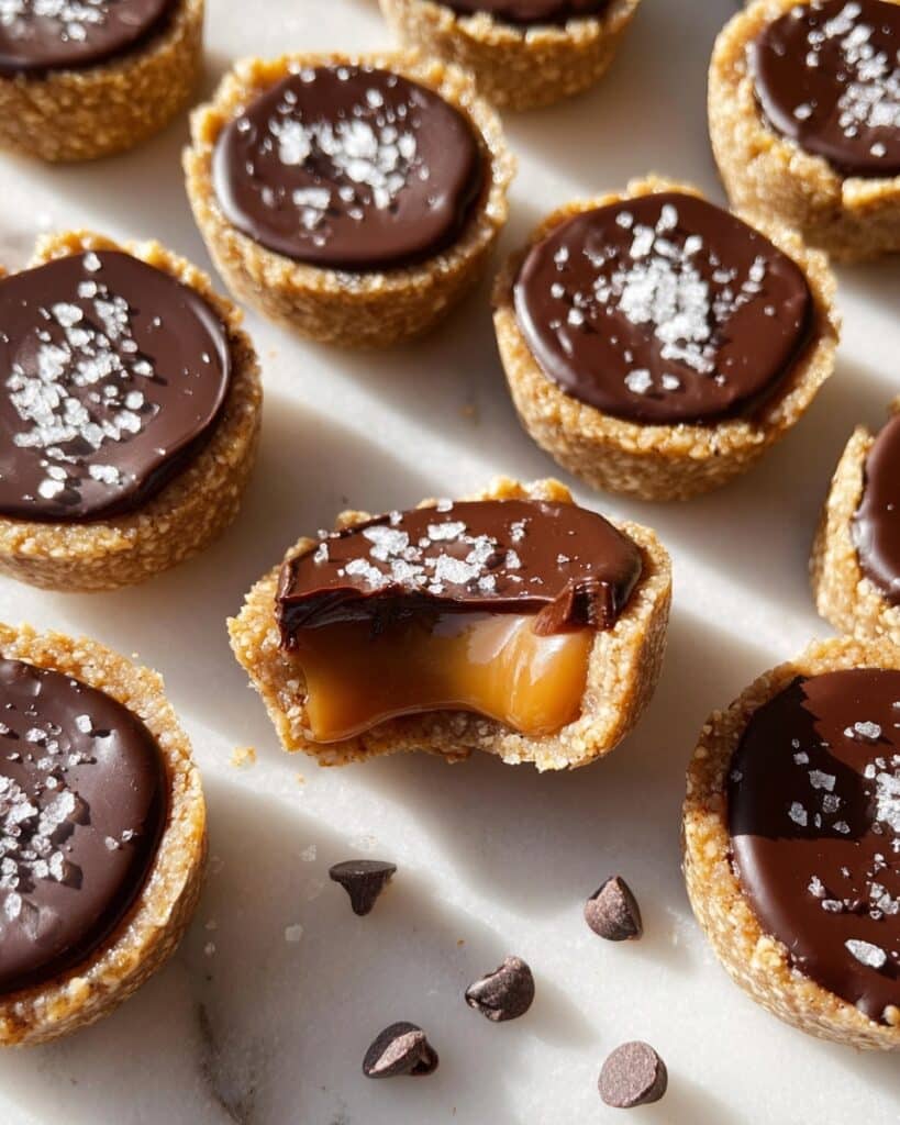 Healthy Twix Cookie Cups (Vegan, Paleo) Recipe