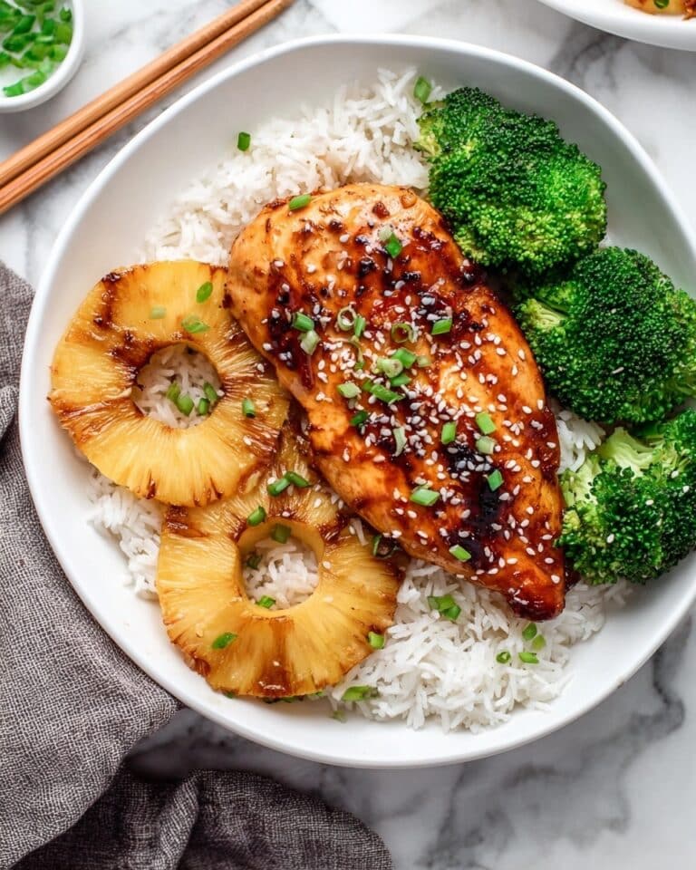 Pineapple Stuffed Teriyaki Chicken Recipe