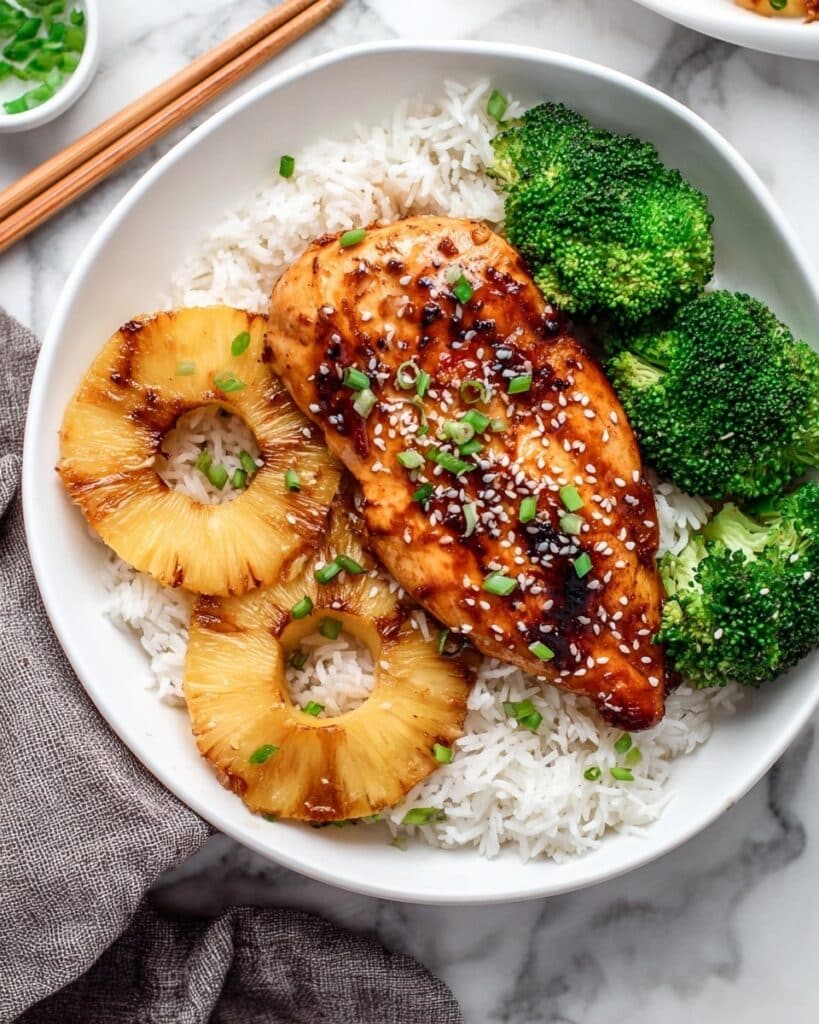 Pineapple Stuffed Teriyaki Chicken Recipe