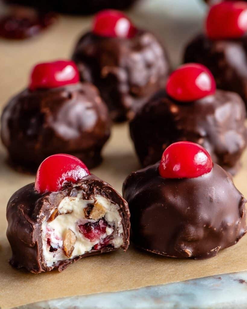 Cherry Bourbon Balls Recipe
