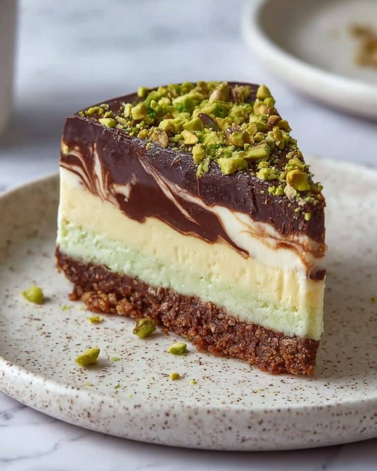 Tahini Dubai Chocolate Cheesecake Recipe