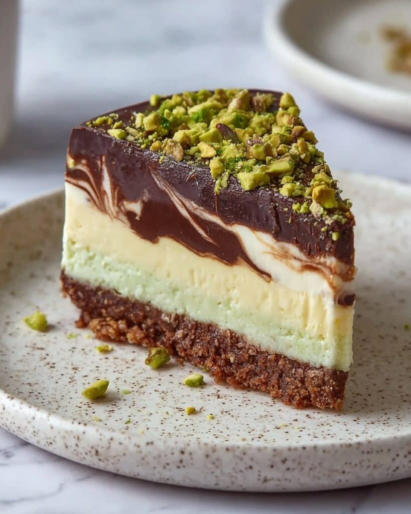 Tahini Dubai Chocolate Cheesecake Recipe