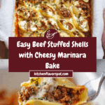 Beef Stuffed Shells Recipe