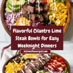 Cilantro Lime Steak Bowls Recipe