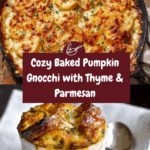 Baked Pumpkin Gnocchi with Thyme and Parmesan Recipe