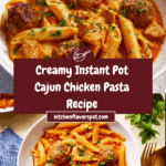 Instant Pot Cajun Chicken Pasta Recipe