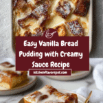 Easy vanilla bread pudding Recipe