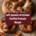 Spinach Artichoke Stuffed Pretzels Recipe