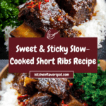Sweet and Sticky Slow-Cooked Short Ribs Recipe