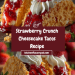 Strawberry Crunch Cheesecake Tacos Recipe