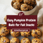 Pumpkin Protein Balls Recipe