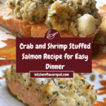 Crab and Shrimp Stuffed Salmon Recipe