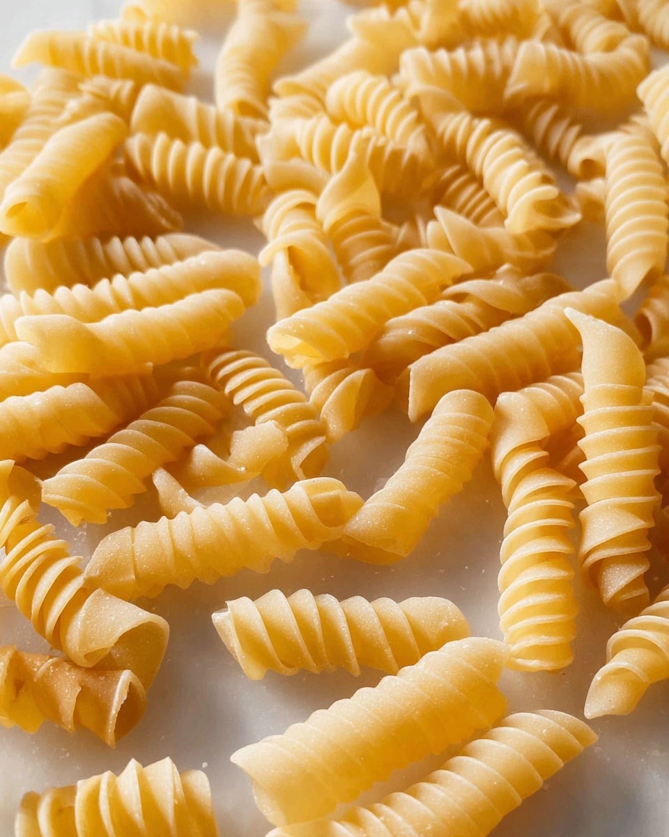 This image shows a close-up of dry, uncooked pasta shells spread out on a white marbled surface. The pasta pieces are creamy yellow with a smooth, ribbed texture running along their curved bodies. Each piece is hollow with a slightly open end, and they are scattered loosely in random directions, creating a natural, slightly overlapping arrangement. Small dark specks are visible on some pieces, adding subtle detail to the surface. The lighting highlights the creamy color and smooth texture of the pasta shells. photo taken with an iphone --ar 4:5 --v 7