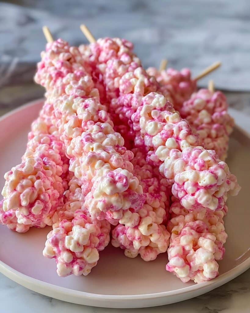 Cotton Candy Rice Krispies Twists Recipe