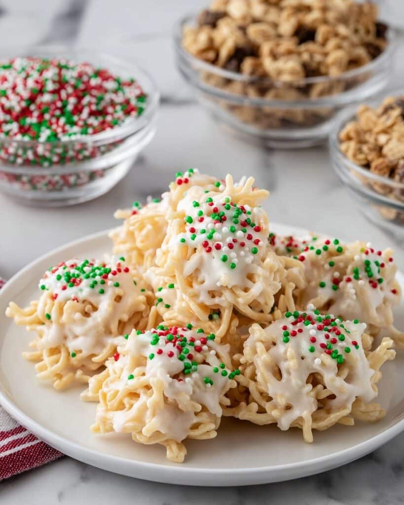White Chocolate Haystacks Recipe