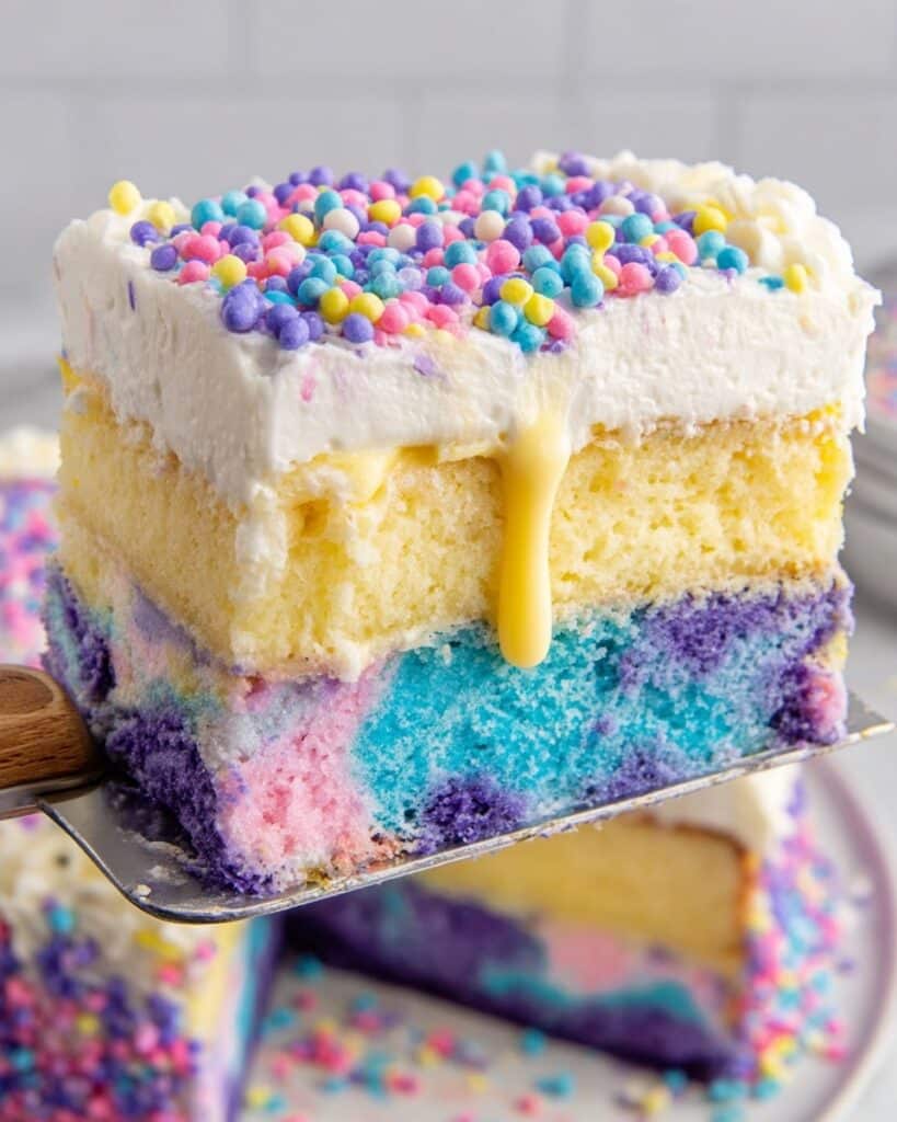 Unicorn Poke Cake Recipe