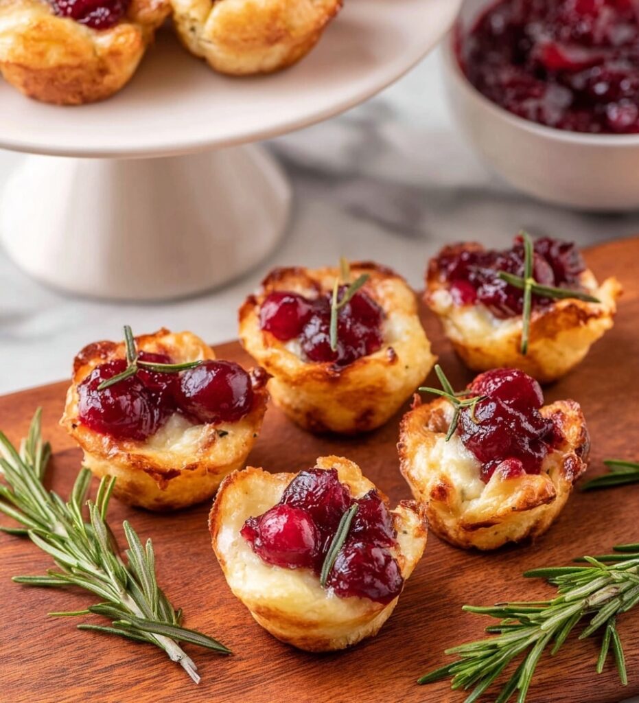 Cranberry Brie Bites Recipe