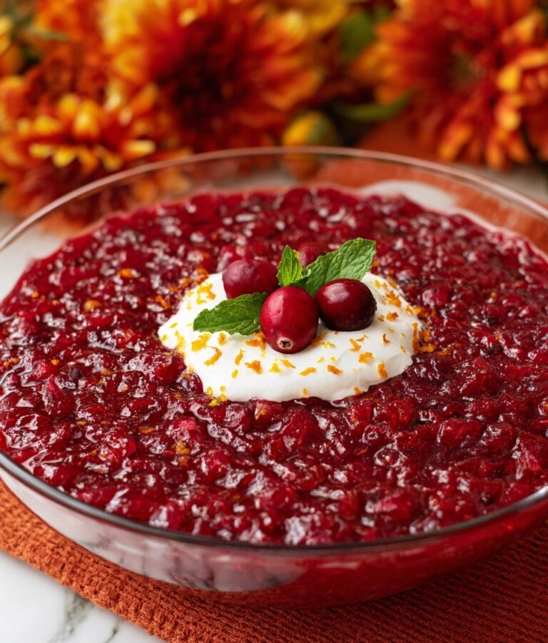 Grandma’s Cranberry Jello Salad Recipe