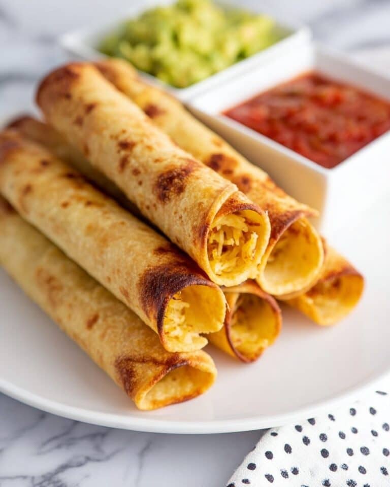 Baked Chicken Taquitos Recipe