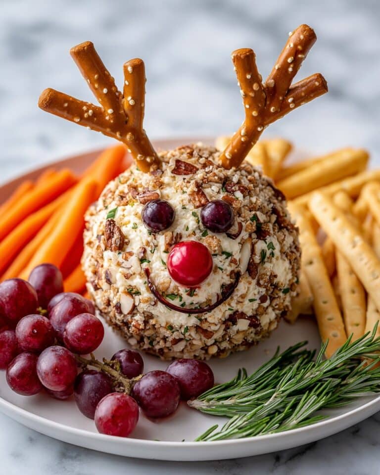 Rudolph Cheese Ball Holiday Recipe