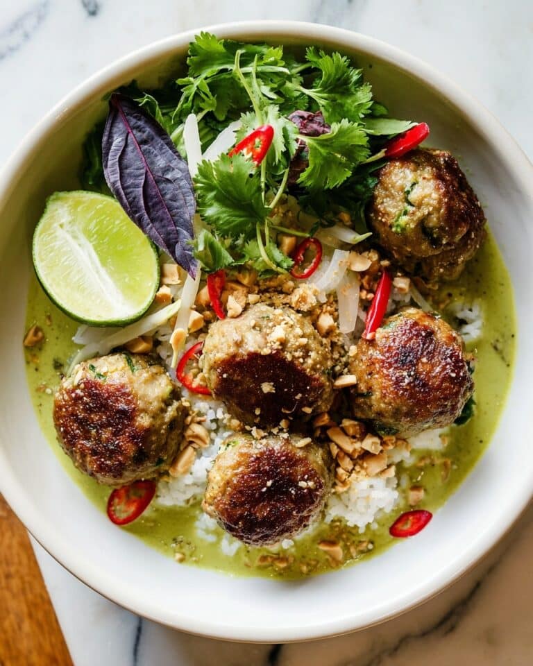 Thai Green Curry Meatballs Recipe
