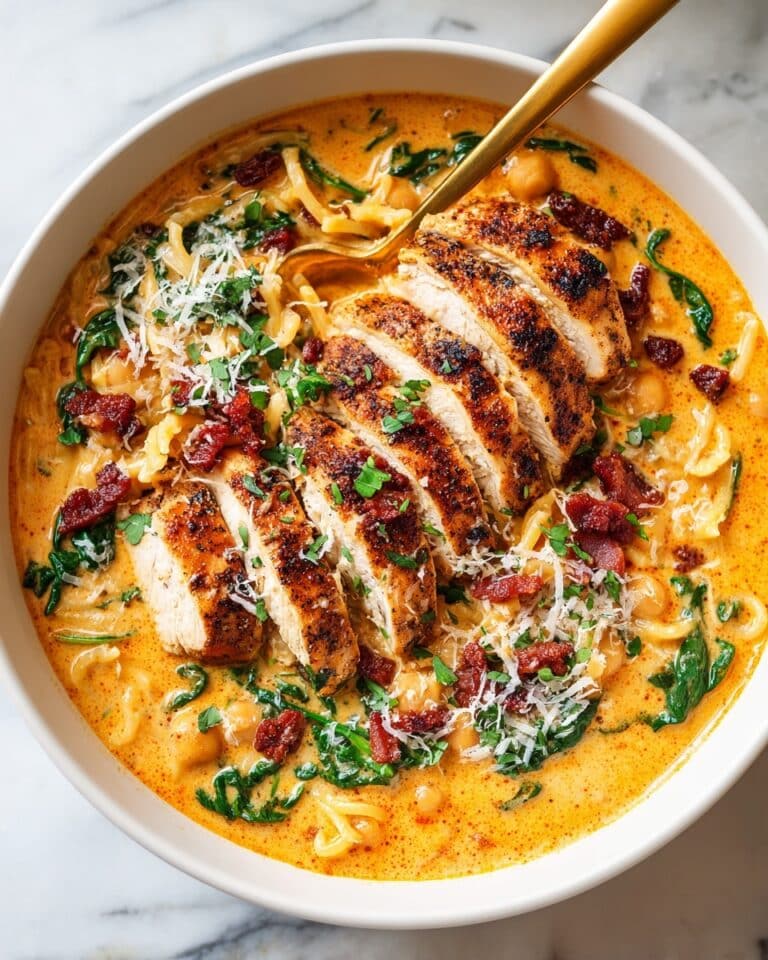 One-Pot Chicken Risoni with Crispy Salami Recipe