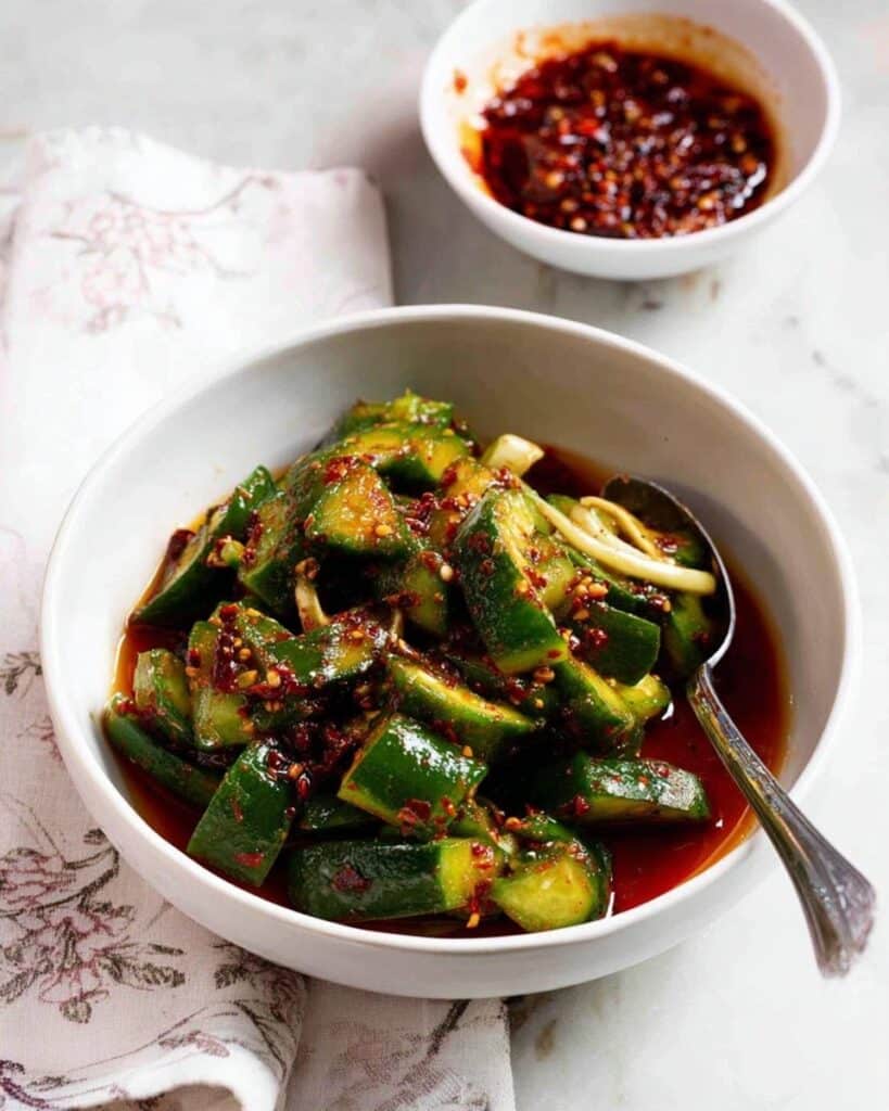Spicy Asian Cucumber Salad Recipe