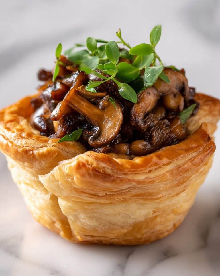 French in a Flash (Classic): Wild Mushroom Vol-au-Vent Recipe