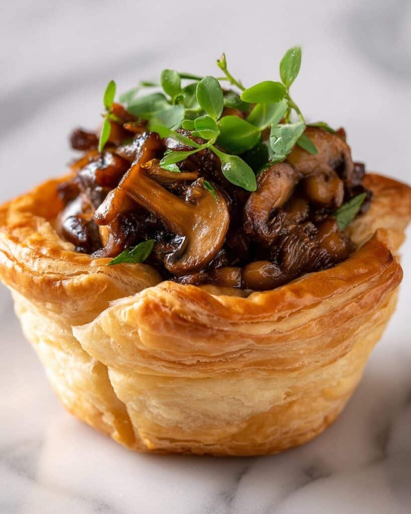 French in a Flash (Classic): Wild Mushroom Vol-au-Vent Recipe