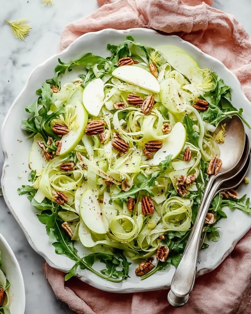 Apple Fennel Salad with Walnuts Recipe