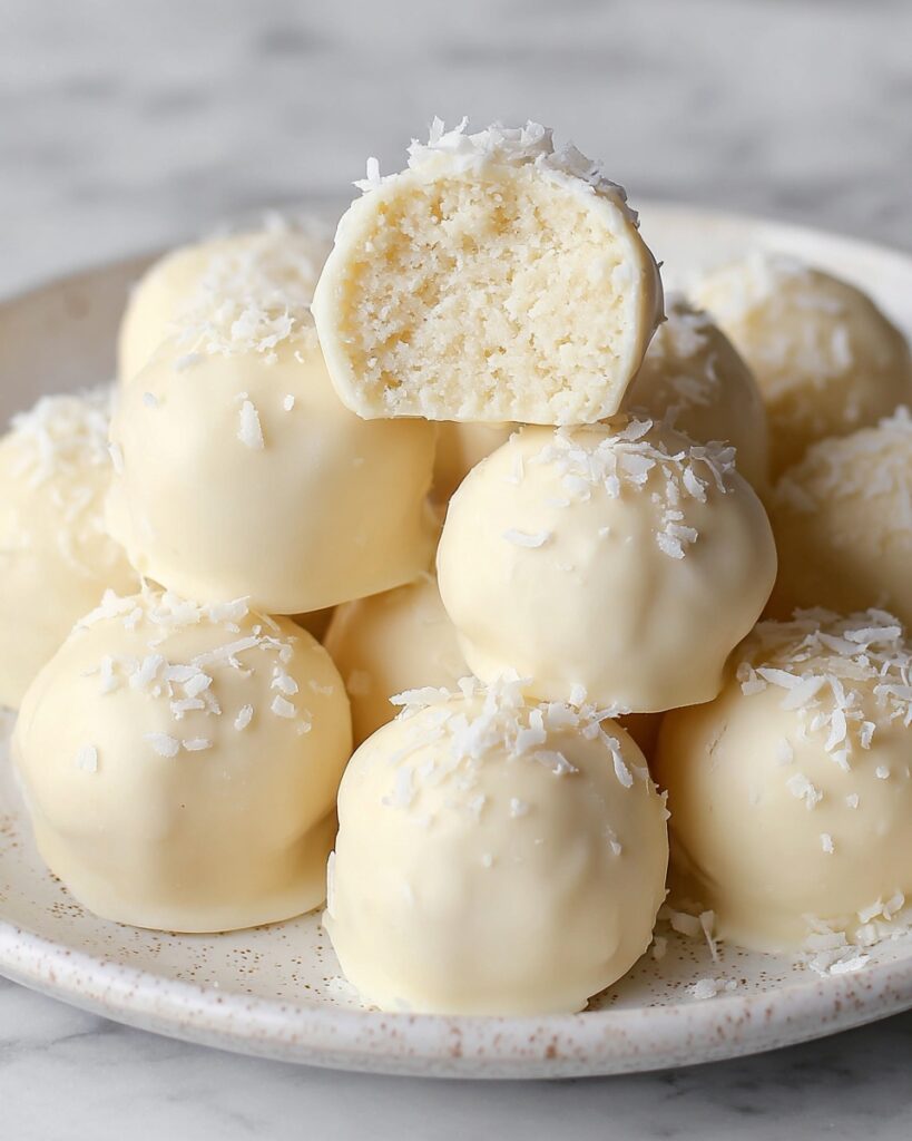 Coconut Snowball Truffles Recipe