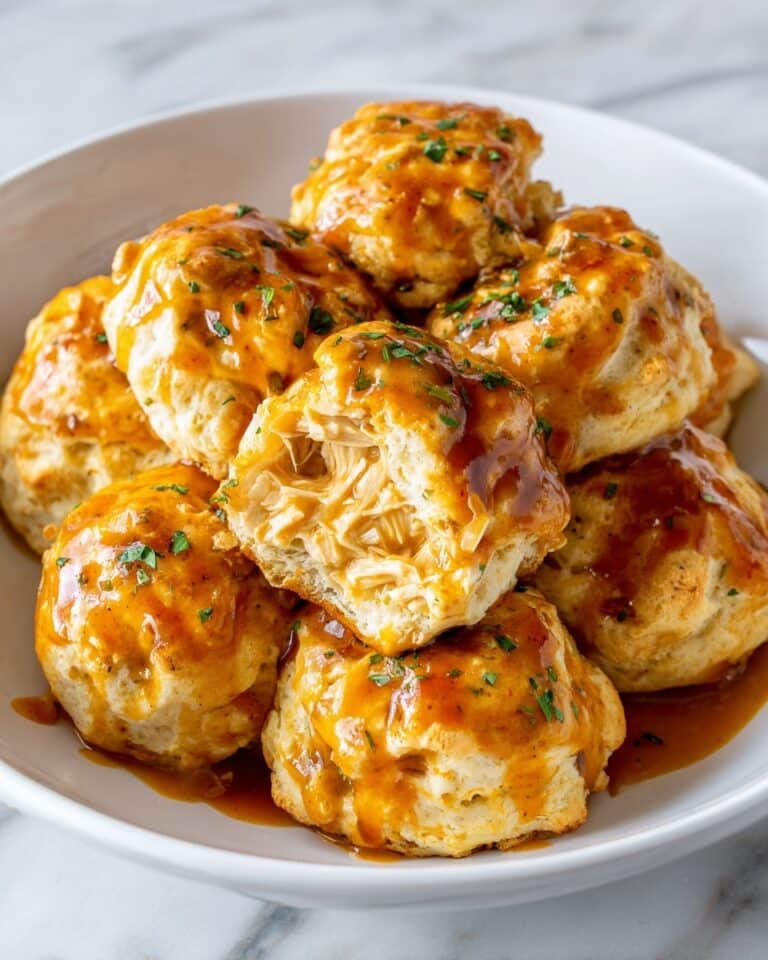Buffalo Chicken Biscuit Bombs Recipe
