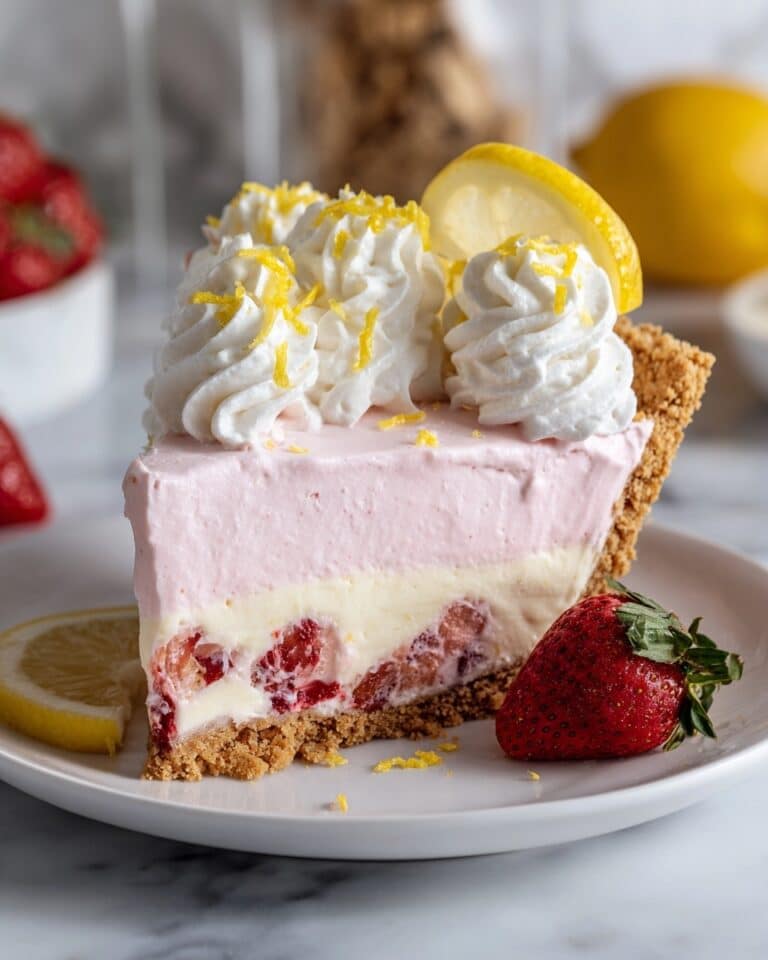 Strawberry Lemonade Dream Pie Recipe