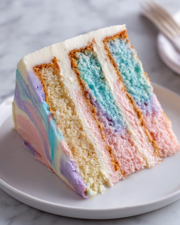 Cotton Candy Cake Fluffy Layers Recipe