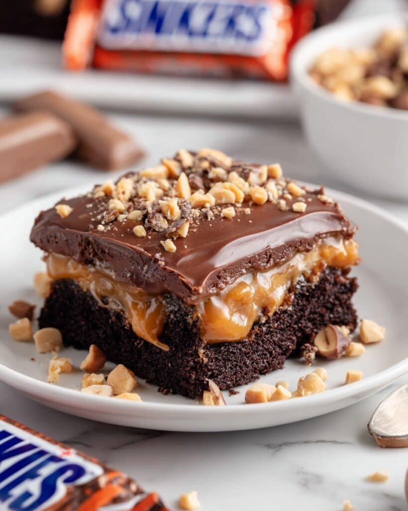 Snickers Cake Recipe