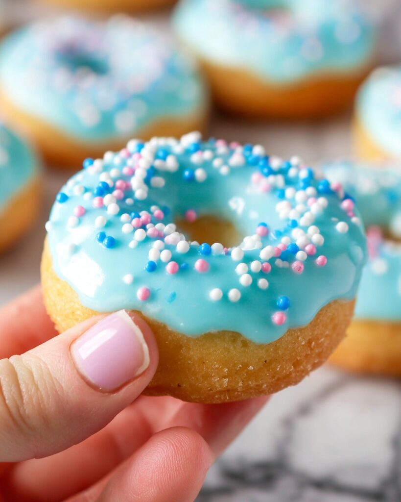 Cotton Candy Mini Donuts Recipe