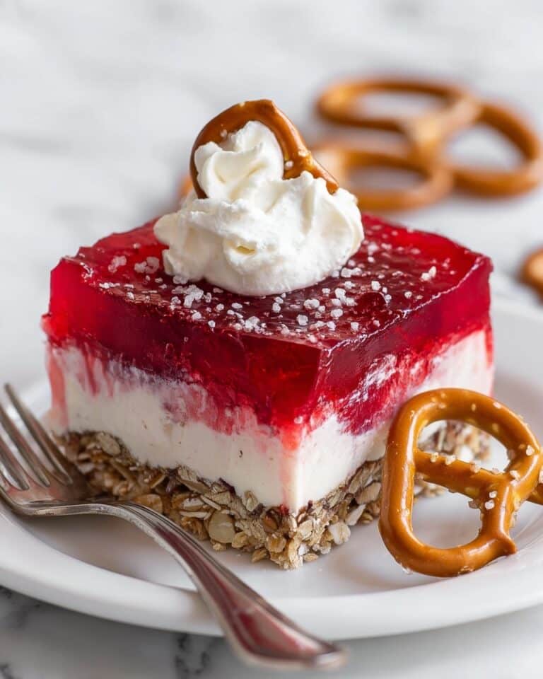 Cranberry Pretzel Salad Recipe