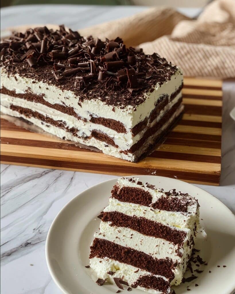 Mint Chocolate Icebox Cake Recipe