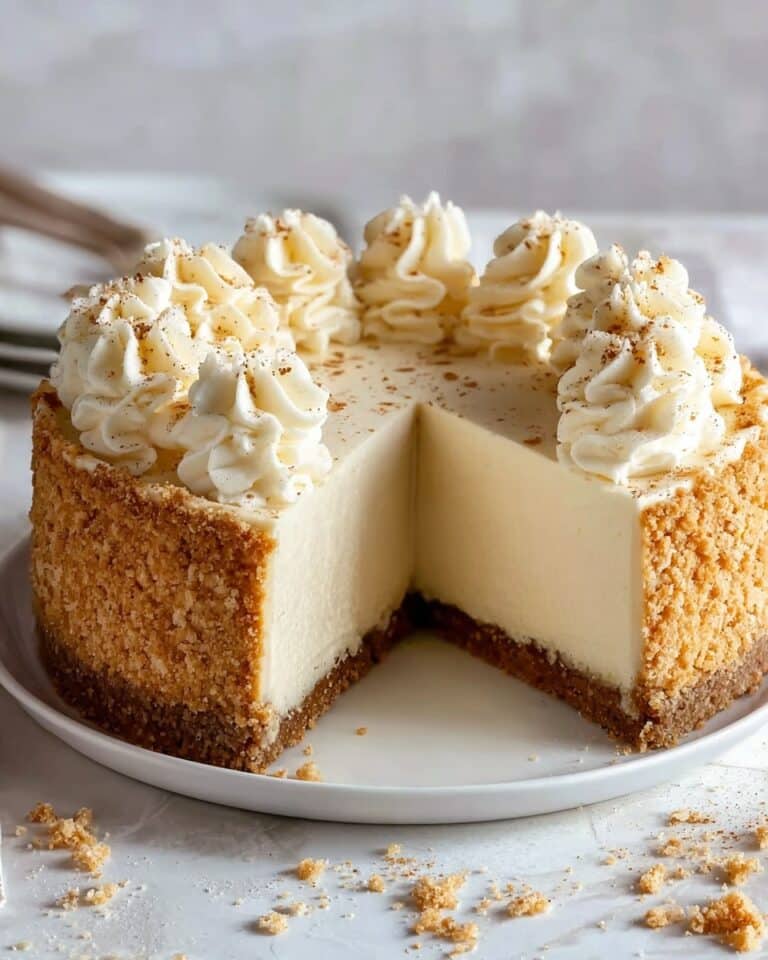 Nutmeg Eggnog Cheesecake Recipe