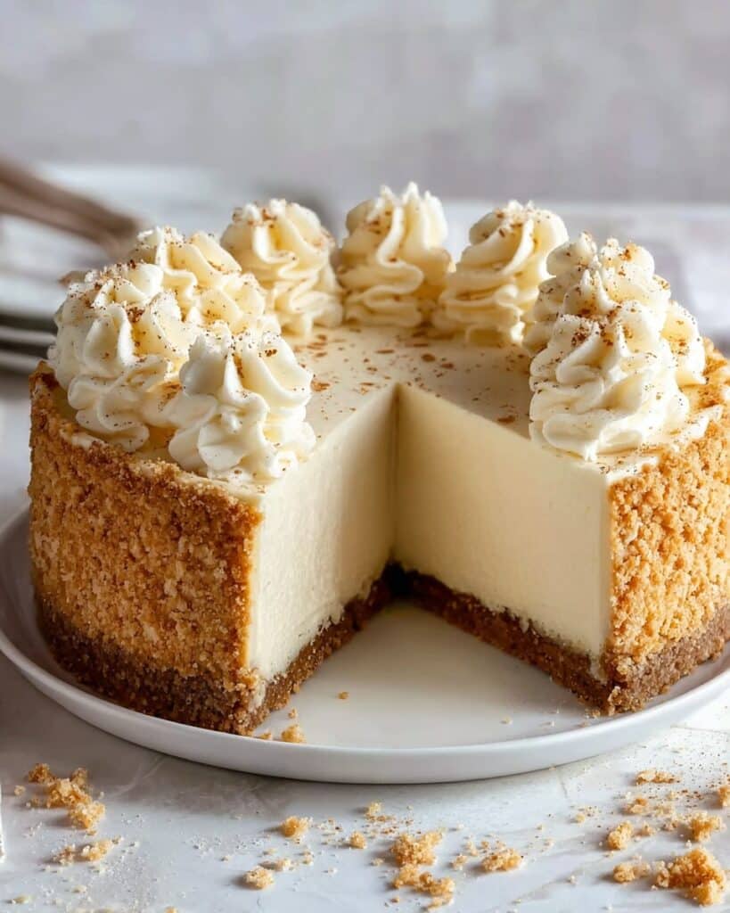 Nutmeg Eggnog Cheesecake Recipe