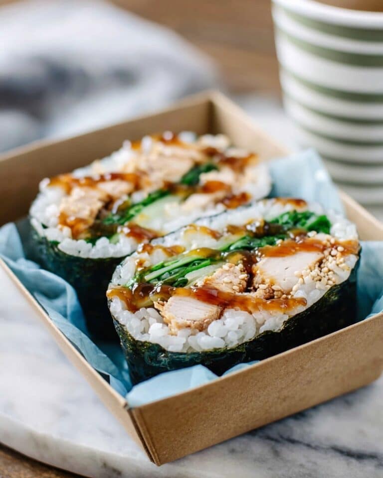 Onigirazu: Japanese Rice Sandwich with Tonkatsu and Teriyaki Chicken Recipe