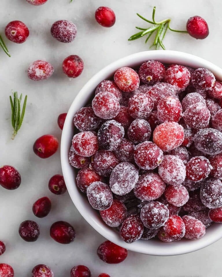 Sugared Cranberries Recipe
